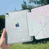 Estrella Púrpura es adecuado para funda protectora de tableta iPad 10/11 generación con hebilla de pliegue en Y, mini6/7 antideslizante Pro11