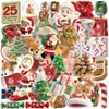 50 pegatinas originales de felpa transfronterizas, realistas, navideñas, con grafitis para mascotas, impermeables, para decorar cuadernos, papelería y proyectos de bricolaje