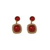 Pendientes colgantes de perlas de viento Ins, diseño de nicho, pendientes con temperamento de sentido del sentido, joyería de lujo exquisita de alta calidad al por mayor