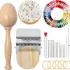 Mini Telar de Zurcir Herramienta de Reparación de Tejido DIY Kit de Reparación