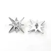 F136 Titanio Erizo de Mar Polaris Forma Hexagrama Labret Cartílago Auricular Stud Joyería para Piercing de Aleación de Titanio G23 Stud para Oreja