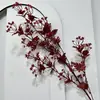 Vale Huaxi 2026 Novos Produtos Série Vermelha Novidades Série de Alta Qualidade Cerimônia de Casamento Flor Artificial para Casamento Atacado