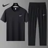 Pantalones Cortos de Verano Casuales Finos de Seda de Hielo Transpirables Elásticos para Hombre Uniforme Deportivo de Baloncesto Conjunto de Dos Piezas