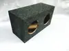 Caja Vacía Doble Altavoz de 5 Pulgadas Caja de Madera para Audio de Coche Cuerpo de Altavoz Pasivo para Vehículo Subwoofer Central Montado en Pared de 6 Pulgadas