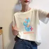 Camiseta de manga corta para mujer 2026 Nuevo diseño con sentido de nicho simple moderna de verano talla grande cuello redondo top versátil