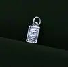 Colgante S999 con Cuentas Joyería de Plata Colgante Plata de Ley 3D Plata Dura Retro Hija 0 kg Protección Corporal Segura Plata Pura Al Por Mayor
