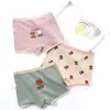 Liquidación al por mayor ropa interior infantil calzones tipo boxer para niñas algodón triángulo short para niños tallas pequeñas y medianas transpirable generación