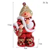 Adornos navideños de plástico, medias navideñas, muletas, colgantes, pequeños adornos para árboles de Navidad.