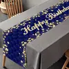 Camino de Mesa Transfronterizo de Nuevo Estilo con Acabado de Alta Gama, Mantel de Cumpleaños de Dibujos Animados, Mantel Individual para Mesa de Comedor, Decoración de Sala de Estar, Decoración de Fiesta, Camino de Mesa Personalizado