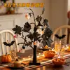 Novas luzes decorativas de Halloween transfronteiriças, luzes de LED para árvore para ambiente de quarto, luzes de árvore decorativas de Halloween para ambientes internos