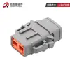 Conector automotivo DTM06-2S-E007 conector à prova d'água DTM04-12PA-E007 plug de alta cobertura macho e fêmea