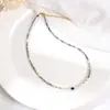 Collar de ágata azul y perla de agua dulce de diseño original, delicado y fresco, adecuado para niñas, cadena para la clavícula, adecuado para superponer, para ir al trabajo, nicho para mujeres