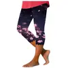 Mallas de Yoga Estampadas Pantalones de Yoga Transfronterizos Europeos y Americanos Pantalones Cortos Ajustados para Mujer Estación Independiente Comercio Exterior Amazon