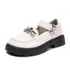 Zapatos Negros de Cuero para Niñas, Zapatos Mary Jane para Primavera y Otoño, Nuevos Zapatos de Moda Estilo Británico Princesa con Suela Gruesa para Primavera y Otoño 2026