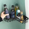 Novo Rack de Armazenamento de Banheiro Espesso Montado na Parede Sem Perfuração Rack de Armazenamento Multifuncional para Banheiro Rack de Armazenamento de Plástico para Cozinha