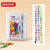 Plumones Acrílicos Transfronterizos con Punta Única y Cuerpo Triangular, 36 Colores de Plumones Acuarela, Set Específico de Arte para Dibujo Infantil