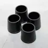 Protectores Antideslizantes para Patas de Silla, Protectores de Plástico Negro para Pies, Cubiertas Triangulares para Pies, Tapones Internos de Forma Ovalada, Protectores Redondos para Patas de Taburetes, Protectores para Patas de Mesas y Sillas