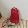 Bolsas de Flecos de Nicho para Mujer 2026 Nuevo Verano de Gama Alta Súper Populares Exquisitas para el Trabajo con Hombro Único Cruzada Bolso para Teléfono