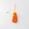 Pensamiento de siete colores nuevo estilo chino multi-cabeza doble capa borla colgante decoración caja de regalo embalaje de regalo materiales para floristería DIY