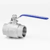 Válvula de Bola de Dos Piezas de Acero Inoxidable 304/316L Rosca Interna Engrosada de Servicio Pesado de Dos Piezas GB Q11F-25P