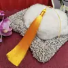 Borla de Recuerdos de Xiangfei 15CM Clavo Colgante Cerrado Bolsita Colgante para Coche Accesorios de Disfraz Antiguo Hanfu Cheongsam Accesorios para Ropa con Cuentas