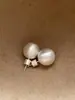 Pendientes de bola cepillada con diseño de nicho de aguja de plata S925 para mujer, temperamento fresco, pendientes mate esmerilados, pendientes de lujo ligero