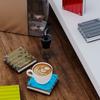 Posavasos Escandinavo Ins Creativo de Aleación de Aluminio Colorido Acrílico Almohadilla Aislante Mesa de Comedor Antiescaldante Café Tienda de Postres