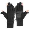 Guantes Calientes para Hombres y Mujeres en Invierno, Forrados de Felpa y Engrosados para Calidez, Compatibles con Pantalla Táctil, Antideslizantes, para Ciclismo al Aire Libre, Guantes de Invierno a Prueba de Viento