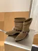 Botas de moda de gamuza estilo vaquero occidental con tachuelas para otoño e invierno para mujer, calzado urbano moderno y elegante, botas nuevas de caña alta de pierna ancha