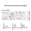 Adesivos de parede com letras do ABC de animais marinhos de desenho animado, quarto infantil, quarto de dormir, jardim de infância, adesivos decorativos autoadesivos, atacado BR501