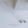 Elige una estrella para ti pareja de astronautas collar de personalidad simple divertida cadena para la clavícula de amigas astronautas