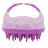 Cepillo de champú de silicona de doble uso, seco y húmedo, antideslizante, para masaje de cabello, artefacto de baño, cepillo de champú suave.