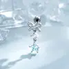 Nó de Estrela Língua Secreta Henson Design de Nicho Laço Estrela Tarraxa de Osso da Orelha F136 Liga de Titânio Piercing Tarraxa de Orelha