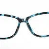 Gafas de Moda Populares con Montura Ojo de Gato Transfronterizas para Posar Sin Maquillaje Montura Estampado de Leopardo Gafas de Moda para Mujer Gafas Decorativas 217 004