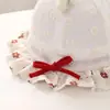 Gorro para Bebé Niña, Estilo Delgado Primavera y Verano, Nuevo Sombrero de Pescador, Lindo Sombrero de Cubo Dulce de Princesa con Protección Solar para el Verano
