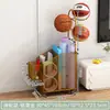 Rack de Armazenamento de Basquete, Rack de Armazenamento de Chão, Rack de Armazenamento de Brinquedos para Sala de Estar, Equipamentos Esportivos de Bola, Cesta de Armazenamento para Tapete de Yoga