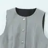 Atacado de Vestuário Feminino Pronto para Exportação do Fabricante 2025 Nova Moda Elegante Vestido Curto de Crepe com Efeito Duas Peças