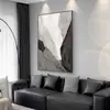 Galeria de Arte Qiao Jia Pintura Decorativa para Sala de Estar Minimalista, Arte de Parede Abstrato Pintado com Spray, Arte de Parede de Fundo para Sofá de Alto Padrão para Sala de Estar