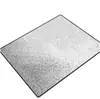 Esterilla Impermeable de Papel de Aluminio Doble Cara Esterilla de Picnic Portátil Tienda de Campaña Esterilla de Playa Engrosada Impermeable Cálida