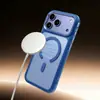 Adecuado para funda de teléfono iPhone 18 Pro Max, funda protectora acrílica magnética transparente Apple 17 con airbag anti-caídas