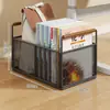 Estante de Almacenamiento para Mochilas Escolares, Caja de Almacenamiento para Libros, Caja de Libros Móvil para Escritorio de Estudiante con Ruedas, Cesta para Libros, Carrito para Aula
