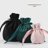 Primeiro saco de joias saco de flanela personalizado saco de cordão saco de impressão saco sac