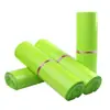 Bolsas de embalaje express verdes hechas de material nuevo, bolsas de embalaje impermeables para logística de tránsito de gran volumen, disponibles en varios tamaños