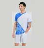 Uniformes de badminton personalizados mais vendidos internacionalmente, absorventes de suor, de secagem rápida, manga curta, para adultos e crianças, adequados para treino e competição