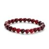 Pulsera de cuentas de amatista de piedra natural directa de fábrica pulsera de ágata calcedonia pulsera terminada pulsera multicolor al por mayor