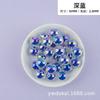 UV color-chapeado 16mm cor interna contas redondas buraco reto acrílico solto contas soltas feitas à mão DIY corrente de telefone móvel pingente material frisado