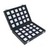Caja Transparente para Joyería Piedra Desnuda Anillo de Diamante Caibao Fideos Wen Jugar Tarjeta de Jade Cuenta de Buda Almacenamiento Xizang Bolsa Cuadrada de Exhibición con Asa