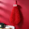 Toalla de Mano para Cocina Colgante, Toalla Linda, Paño de Limpieza Absorbente para Baño del Hogar, Toalla de Mano de Coral Fleece