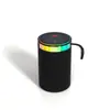Atacado Transfronteiriço Novo Alto-falante Bluetooth Sem Fio Mini Tecido Luz RGB Portátil Pequeno para Exterior Subwoofer