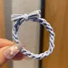 Banda de goma para el cabello para mujer, tocado de cuerda, aro elástico para el cabello, sencillo, famoso en Internet, accesorios para el cabello sencillos, funda de cuero, cuerda fina para el cabello para mujer